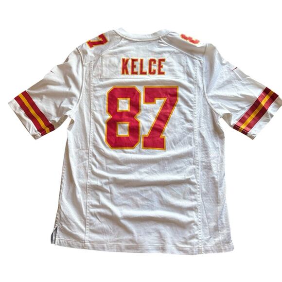 Men's Authentic Nike Travis Kelce Kansas City Chiefs Player Away Game Jersey L - Picture 6 of 16